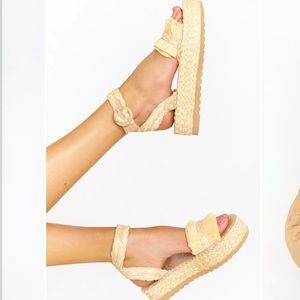 BEACH By Matisse Seashore Platform Espadrille Sandals